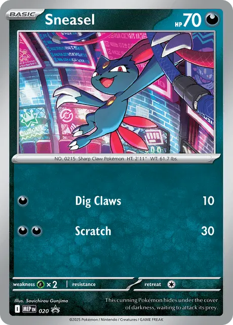 mep-20 Sneasel MEP020 Promo