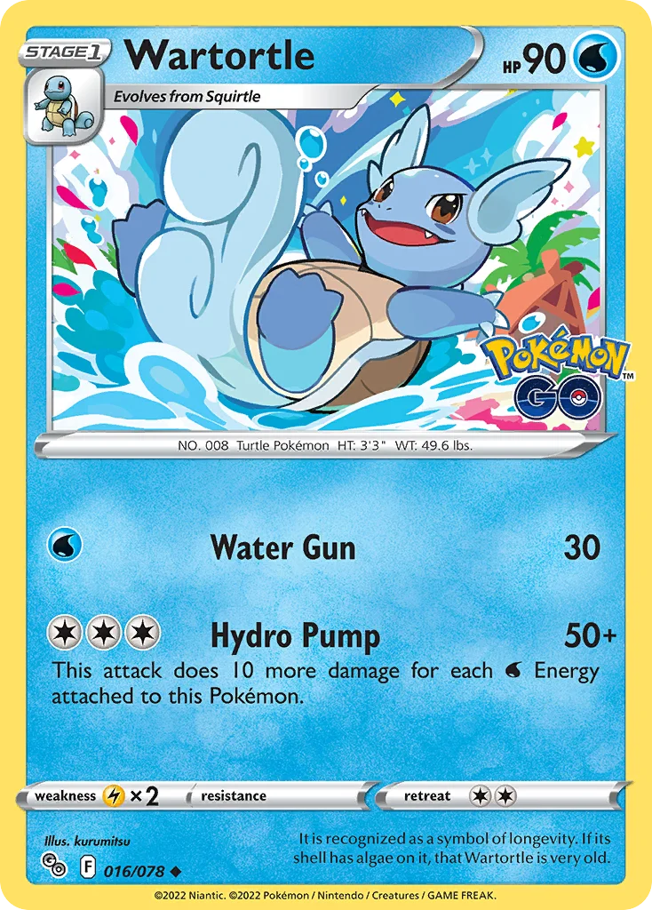 Wartortle 016/078 Uncommon