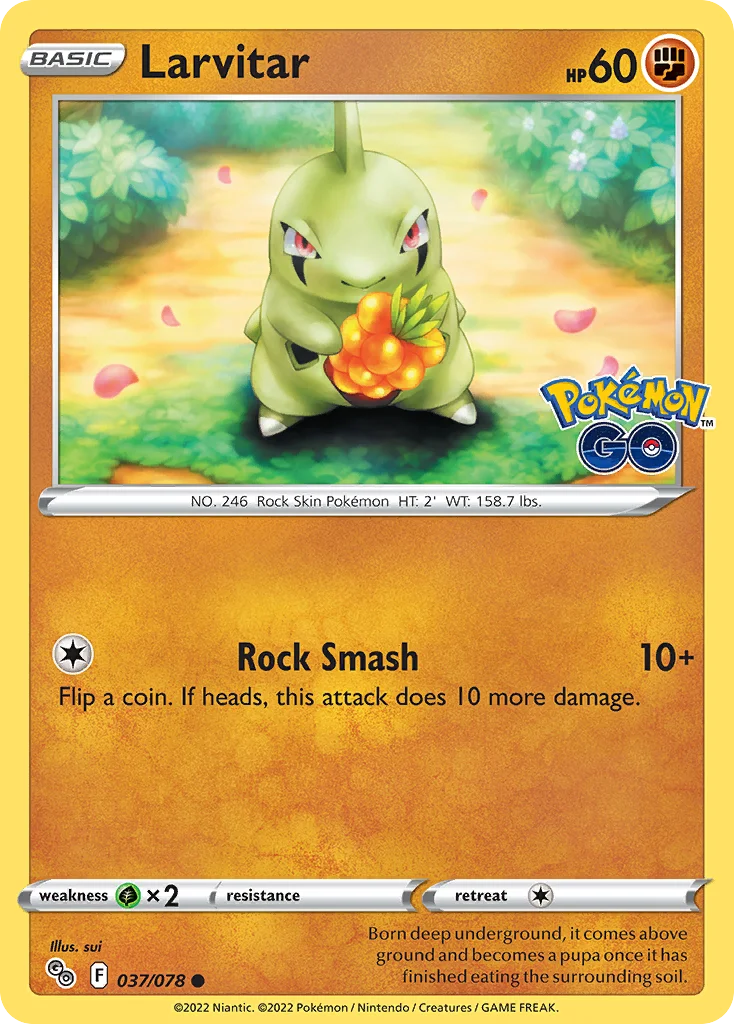 pgo-37 Larvitar 037/078 Common