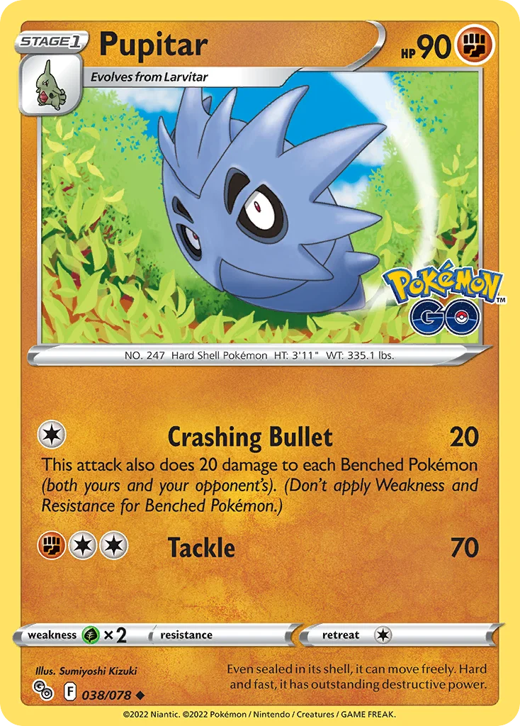 pgo-38 Pupitar 038/078 Uncommon