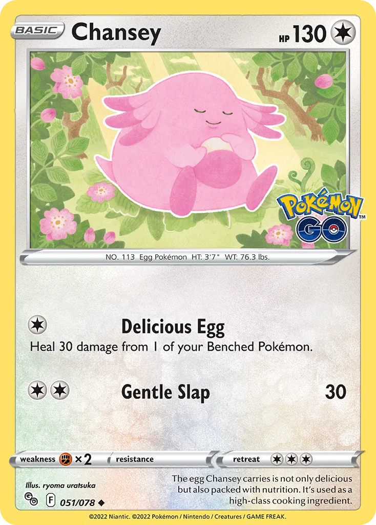 pgo-51 Chansey 051/078 Uncommon