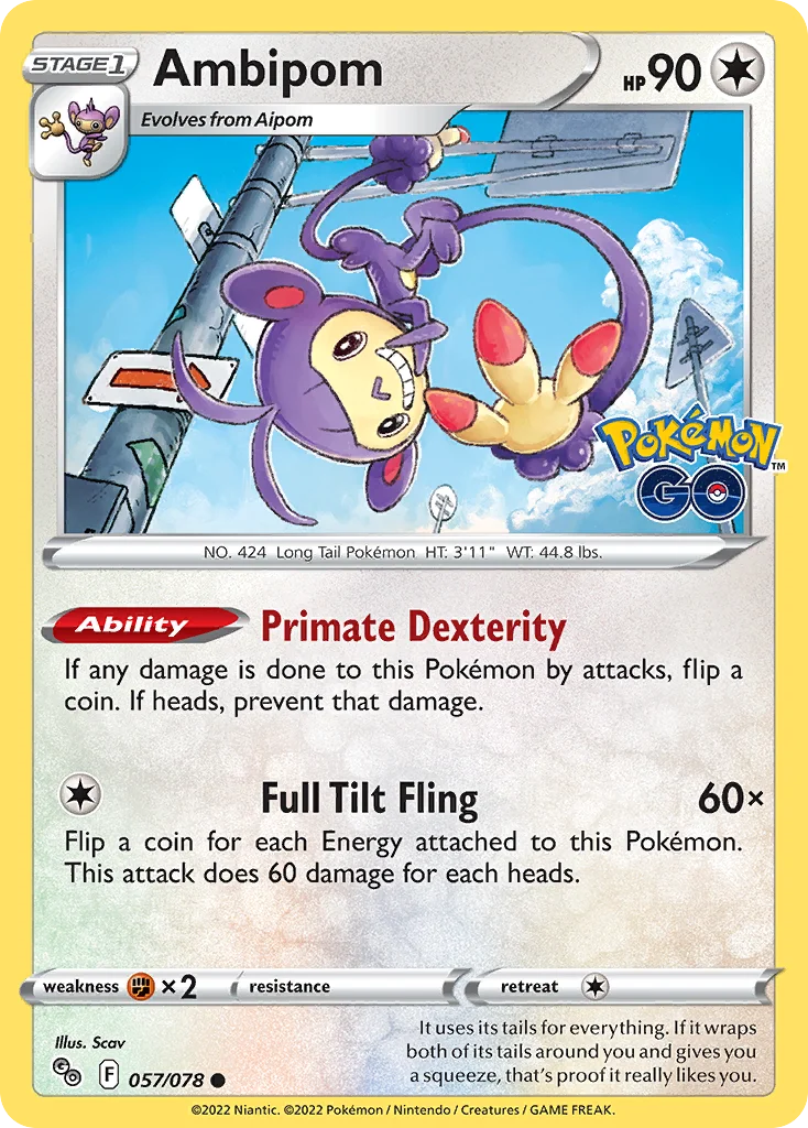 pgo-57 Ambipom 057/078 Common