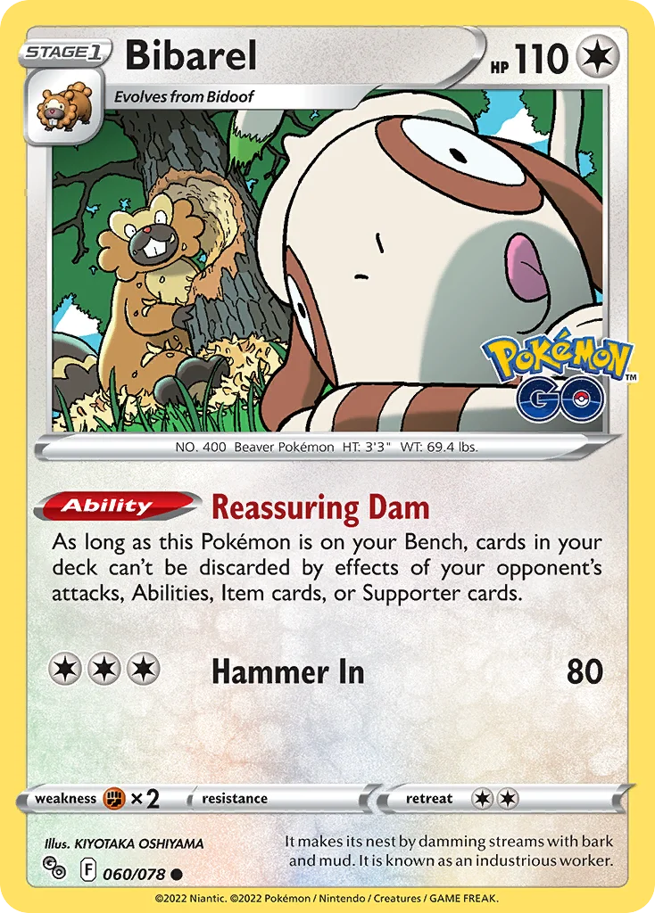 pgo-60 Bibarel 060/078 Common