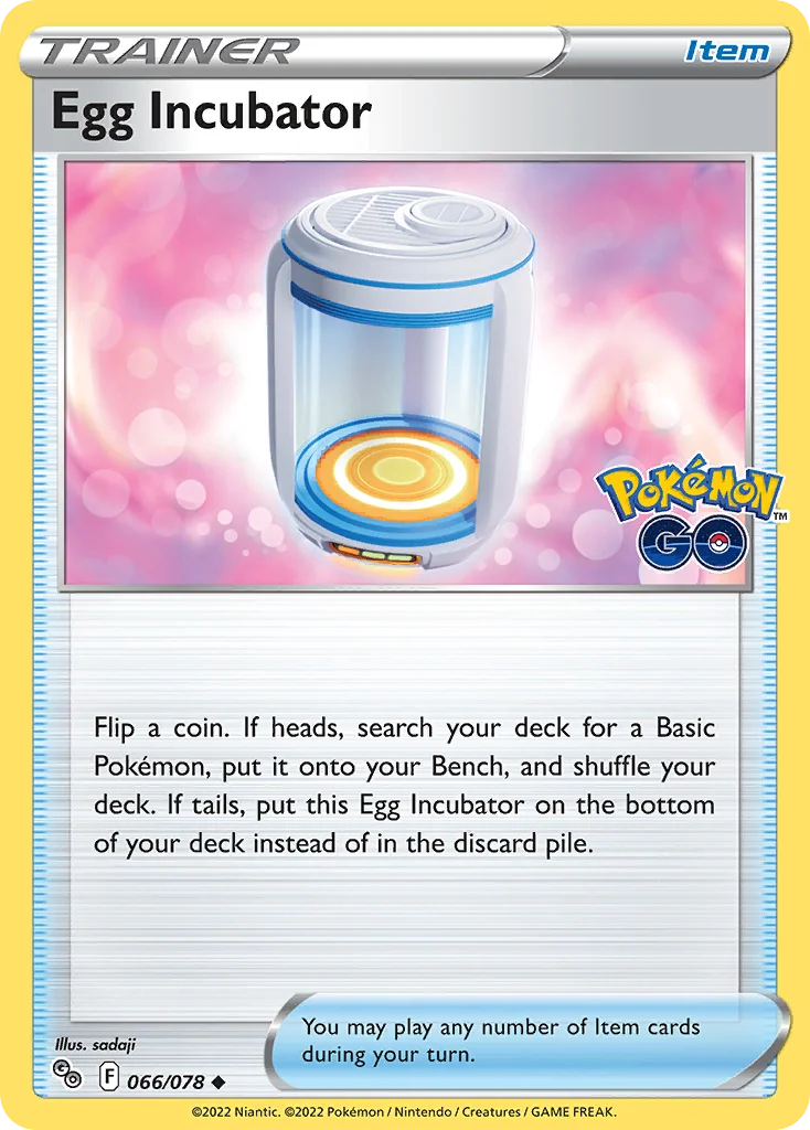 pgo-66 Egg Incubator 066/078 Uncommon