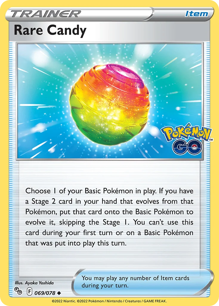 pgo-69 Rare Candy 069/078 Uncommon