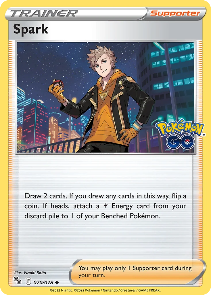 pgo-70 Spark 070/078 Uncommon