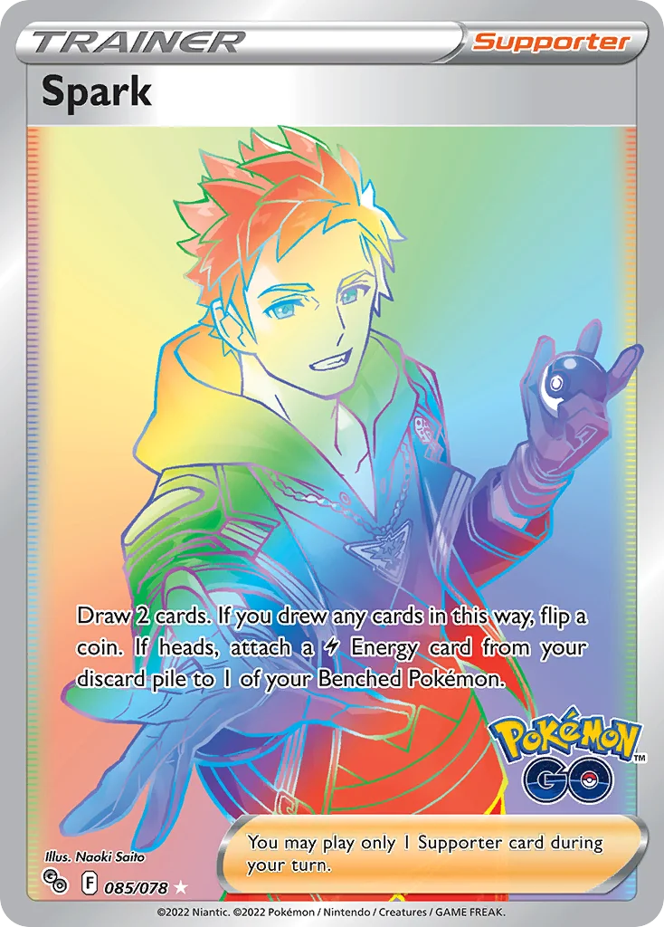 Spark 085/078 Rare rainbow