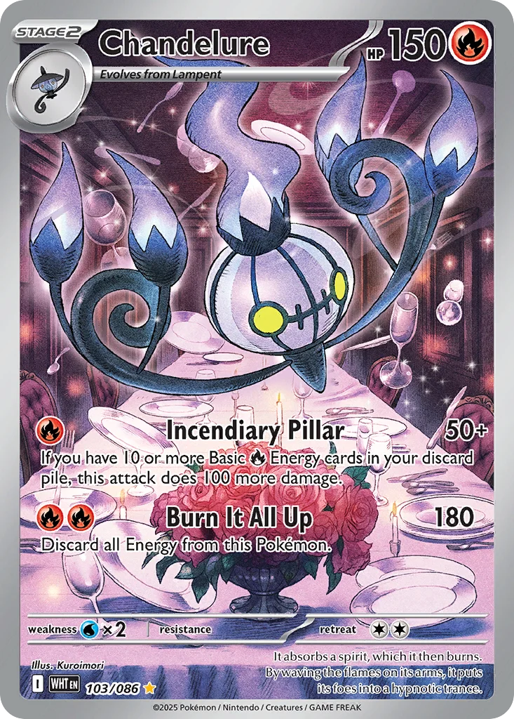Chandelure 103/086 Illustration rare