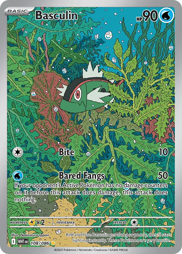 Basculin 108/086 Illustration rare