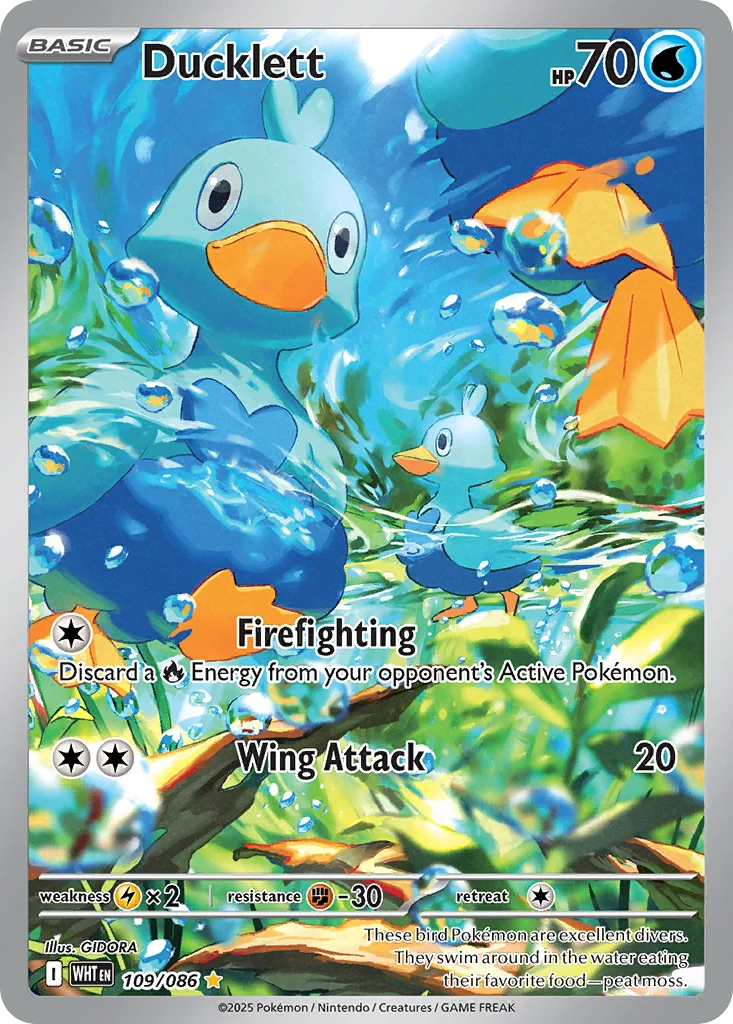 Ducklett 109/086 Illustration rare