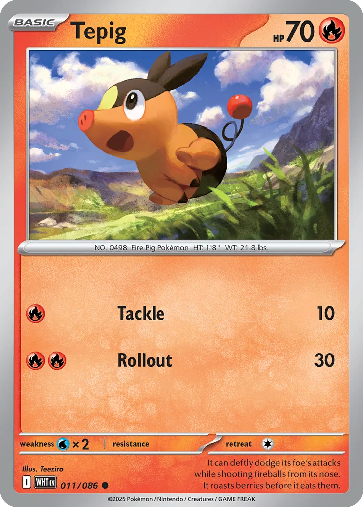Tepig 011/086 Common