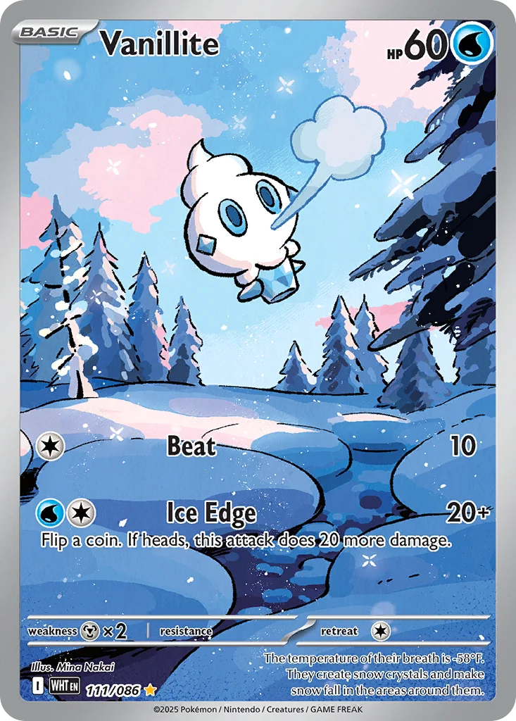 Vanillite 111/086 Illustration rare