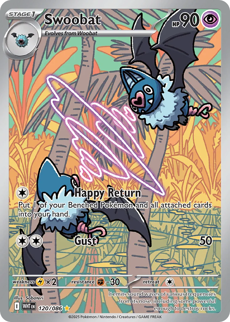 Swoobat 120/086 Illustration rare