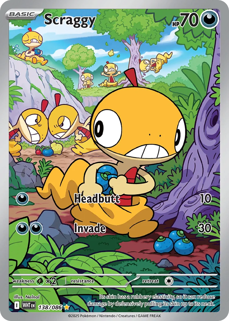 Scraggy 138/086 Illustration rare
