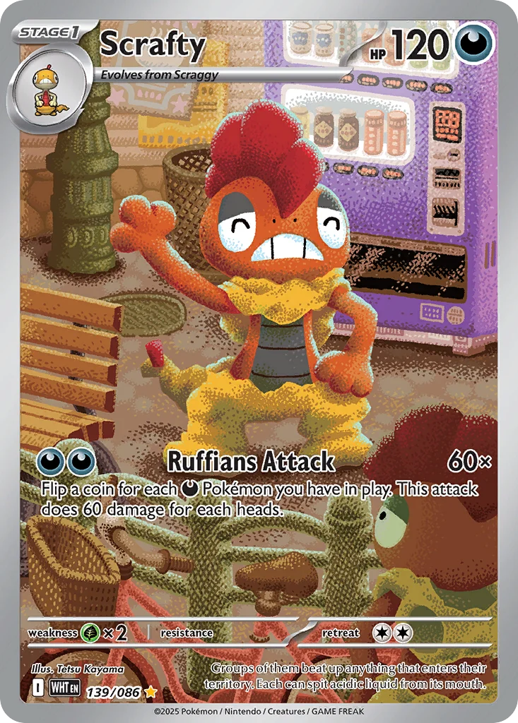 Scrafty 139/086 Illustration rare