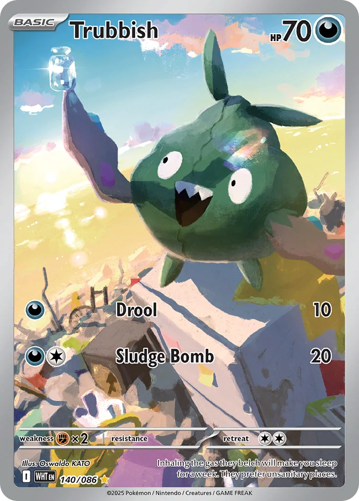 Trubbish 140/086 Illustration rare
