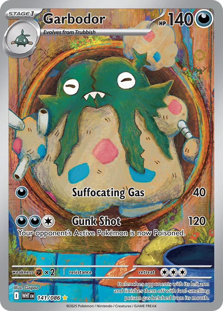 Garbodor 141/086 Illustration rare