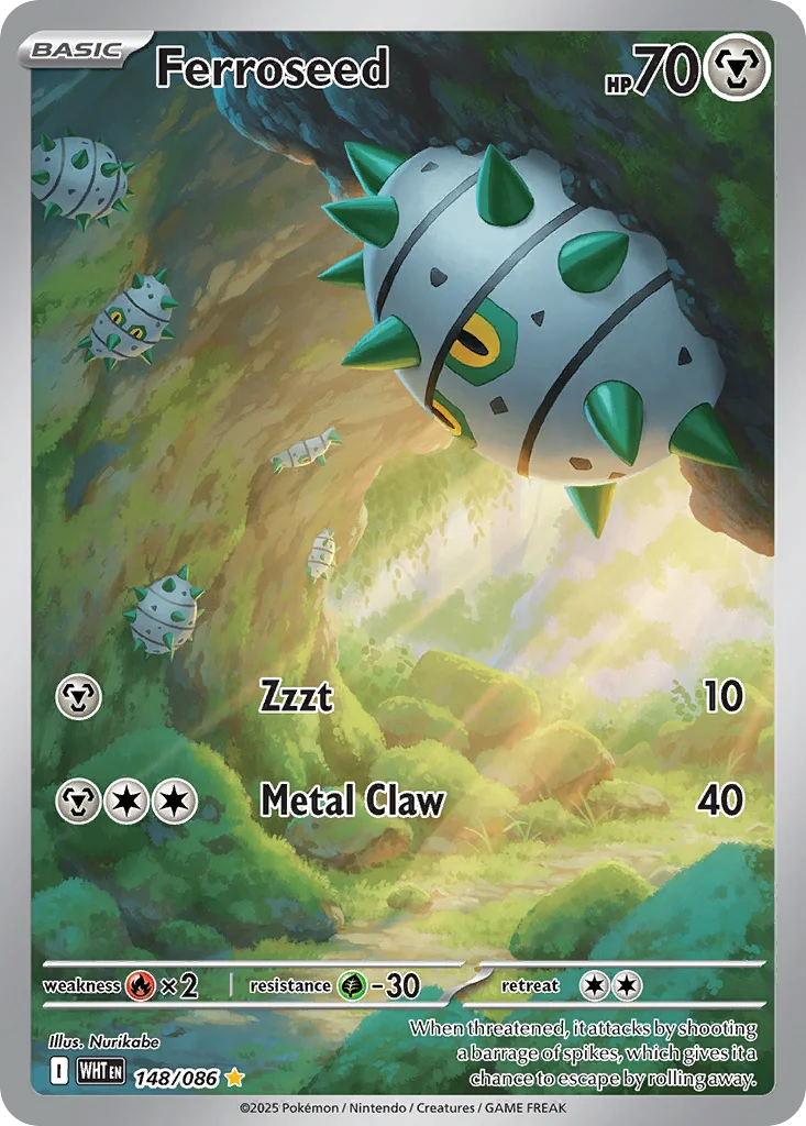 Ferroseed 148/086 Illustration rare
