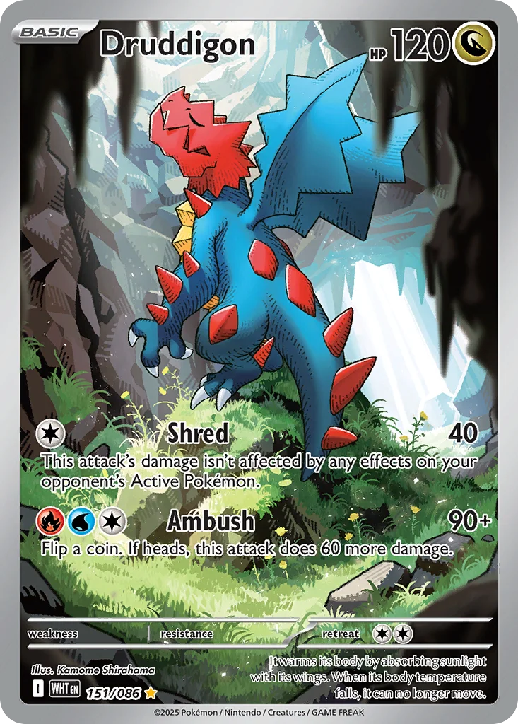 Druddigon 151/086 Illustration rare