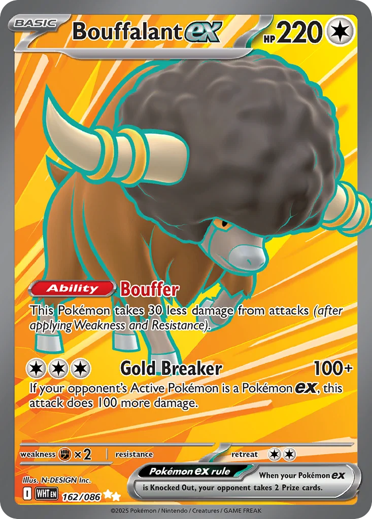 Bouffalant ex 162/086 Ultra rare