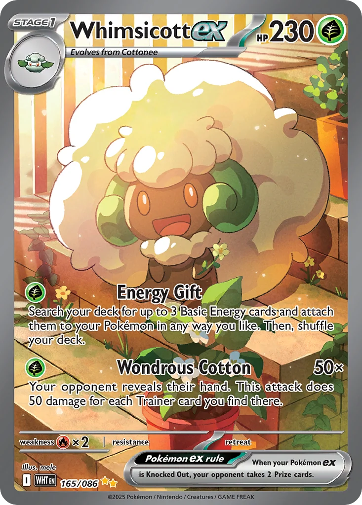 Whimsicott ex 165/086 Special illustration rare