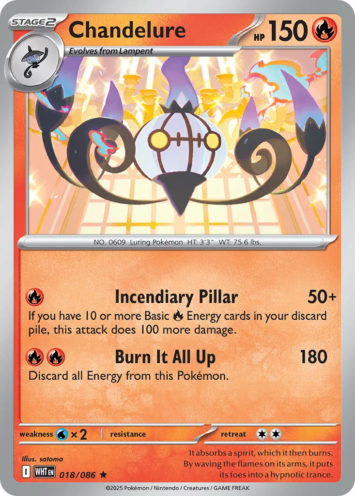Chandelure 018/086 Rare