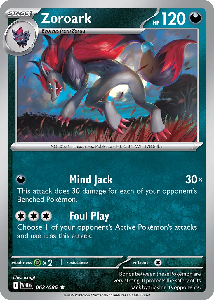 Zoroark 062/086 Rare