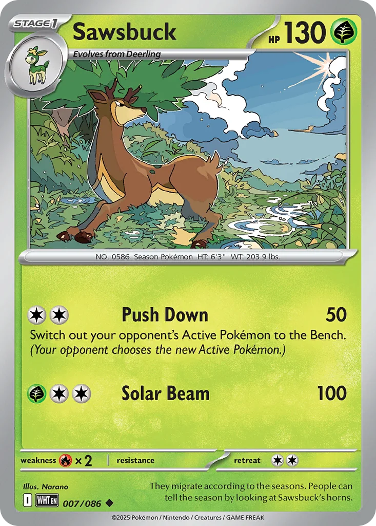 Sawsbuck 007/086 Uncommon