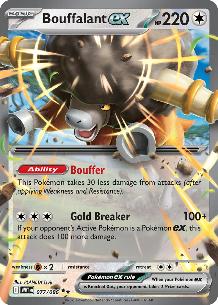 Bouffalant ex 077/086 Double rare