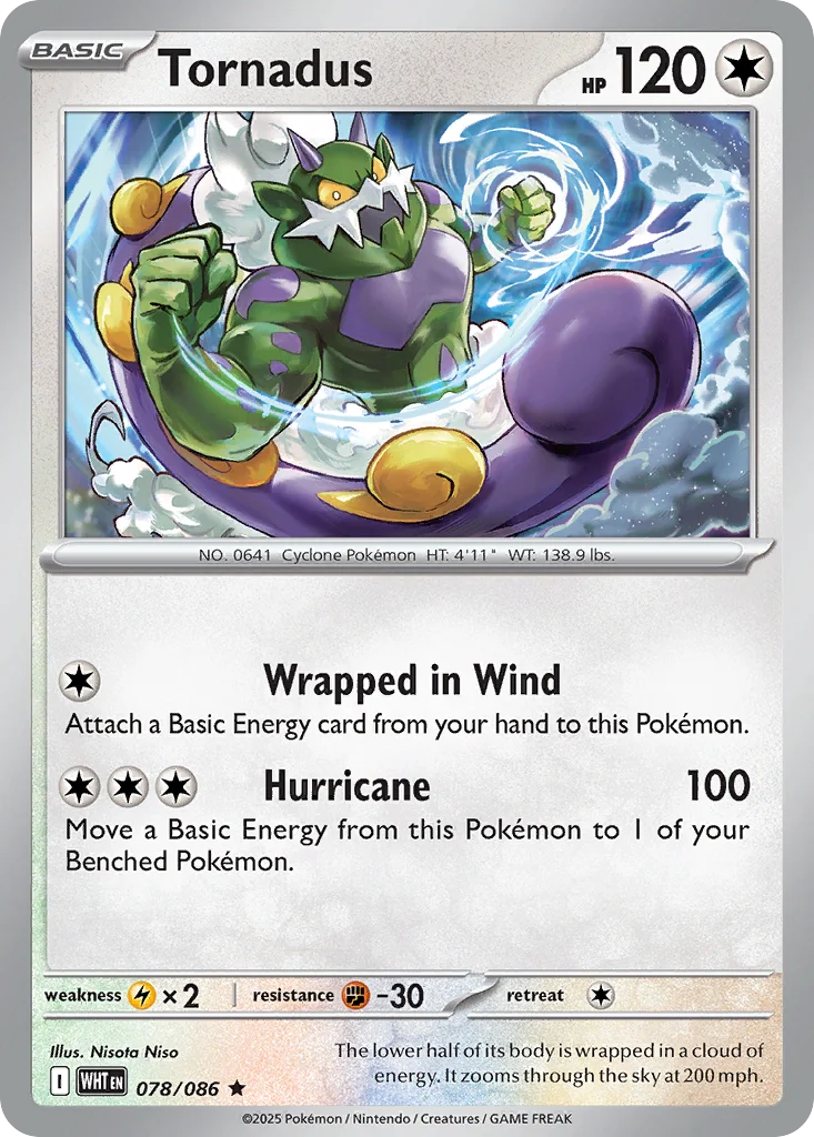 Tornadus 078/086 Rare