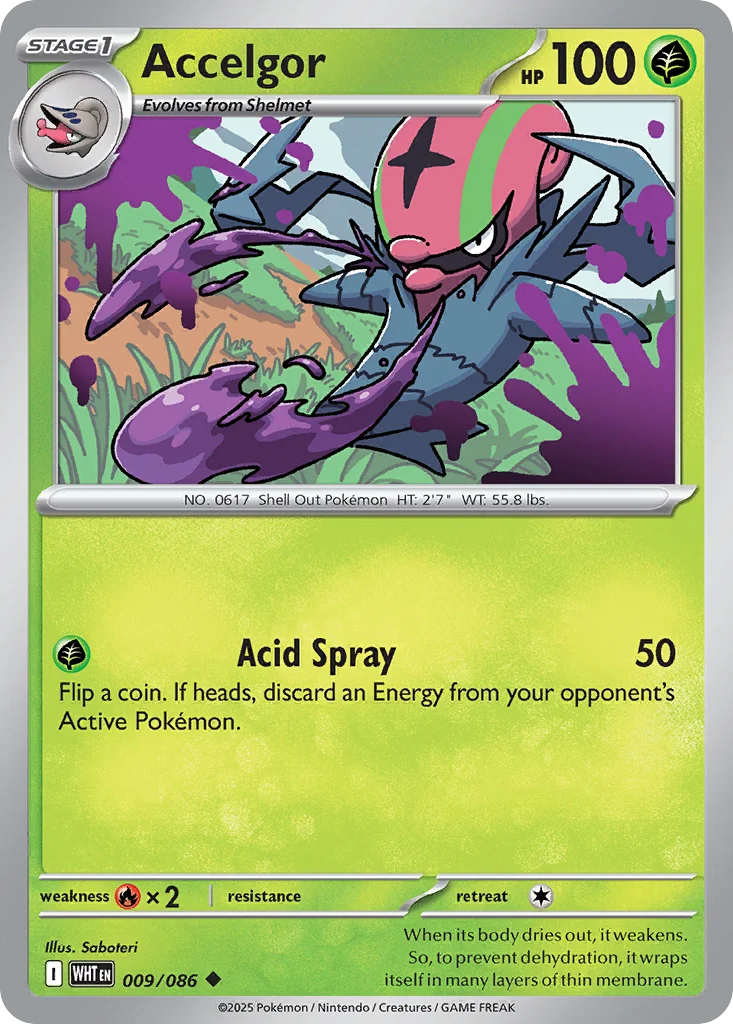 Accelgor 009/086 Uncommon