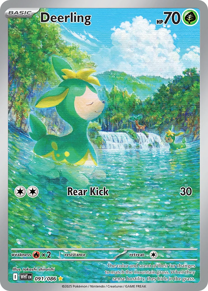 Deerling 091/086 Illustration rare
