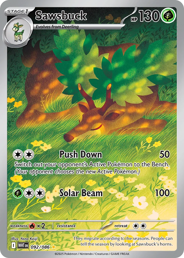 Sawsbuck 092/086 Illustration rare