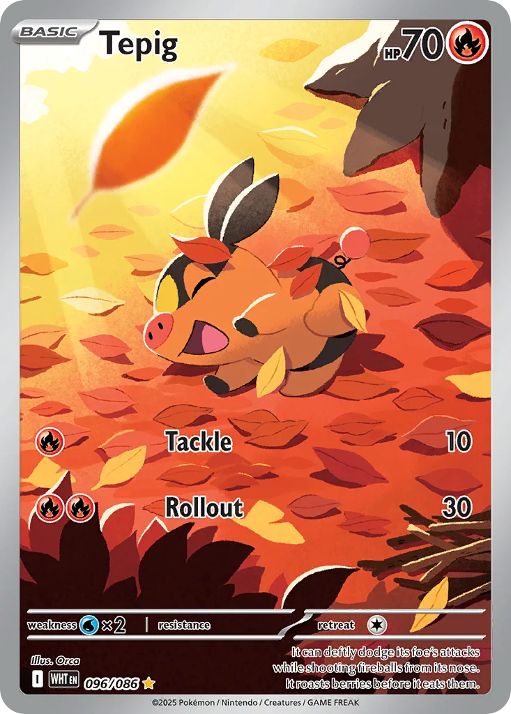 Tepig 096/086 Illustration rare