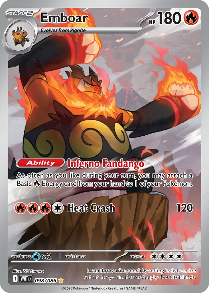 Emboar 098/086 Illustration rare