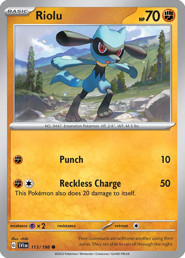 Riolu 113/198 Common