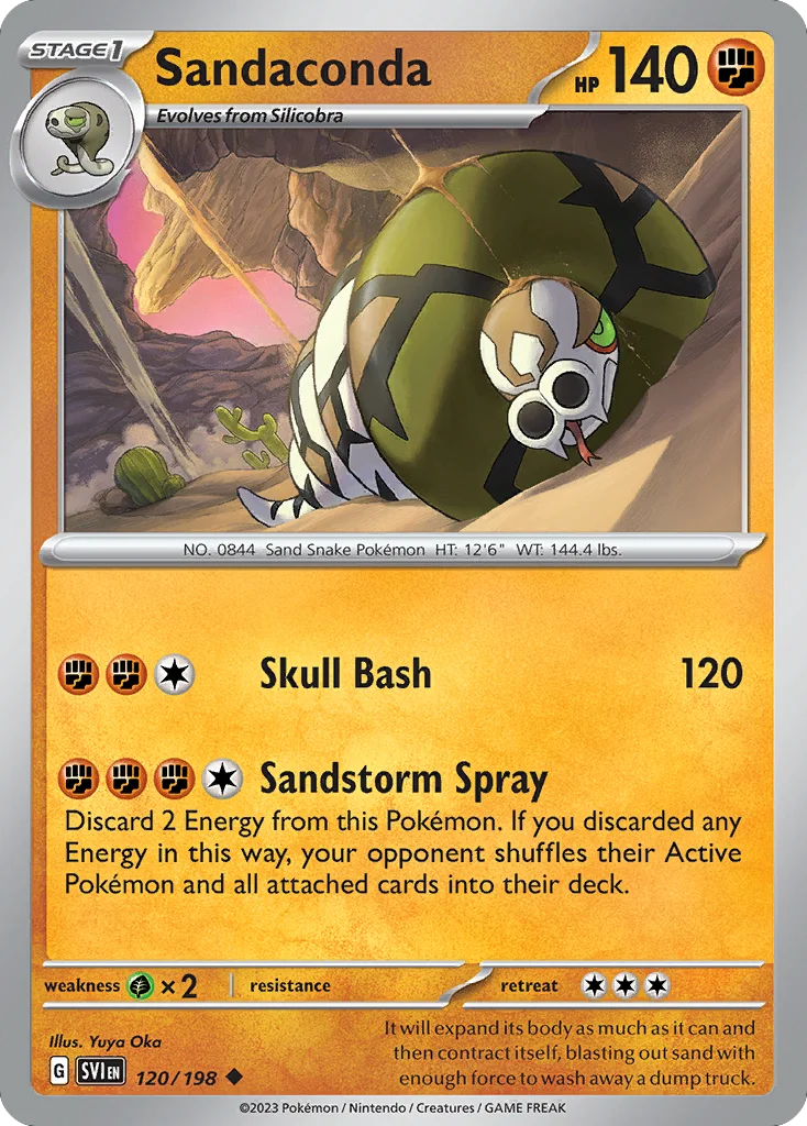 Sandaconda 120/198 Uncommon