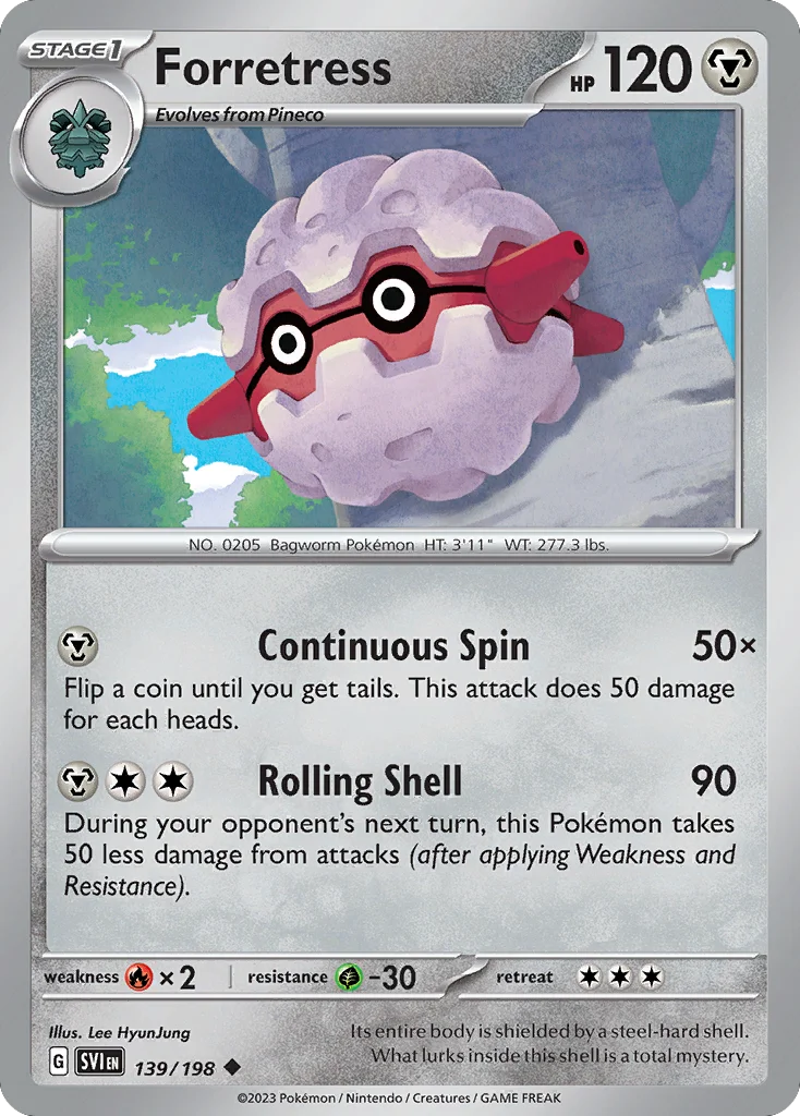 Forretress 139/198 Uncommon