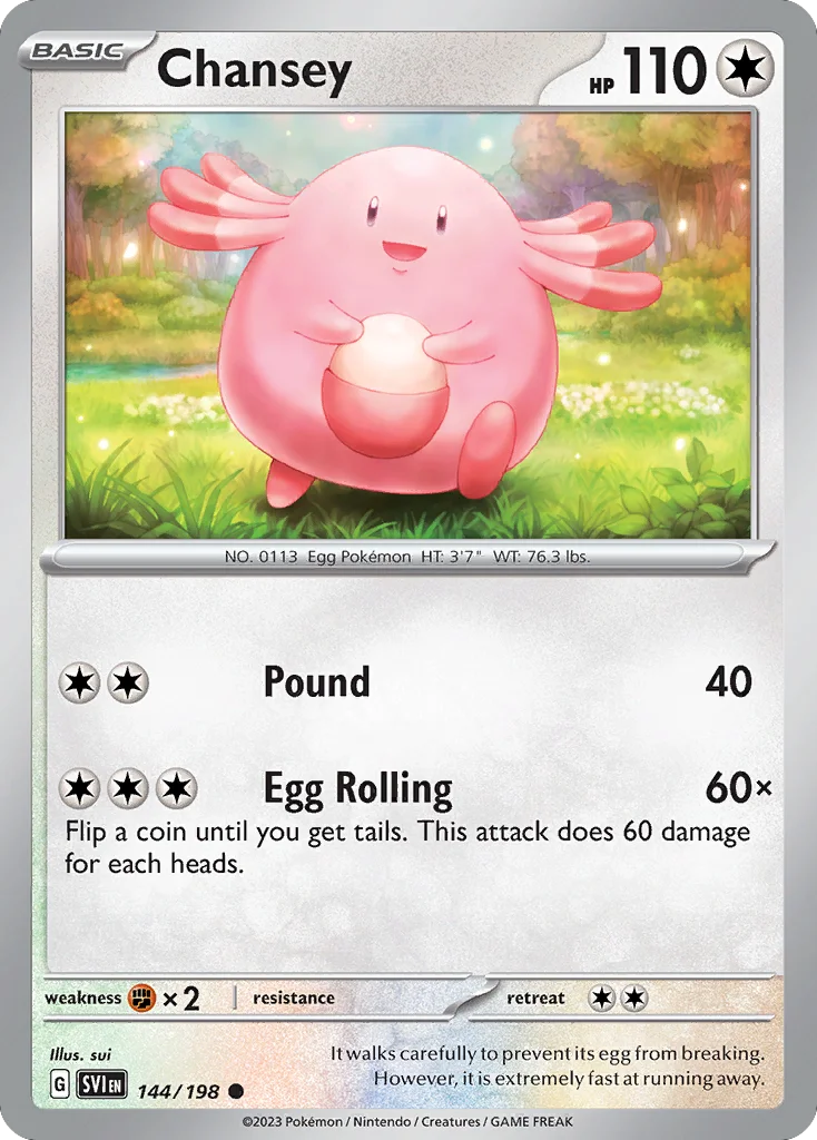 Chansey 144/198 Common