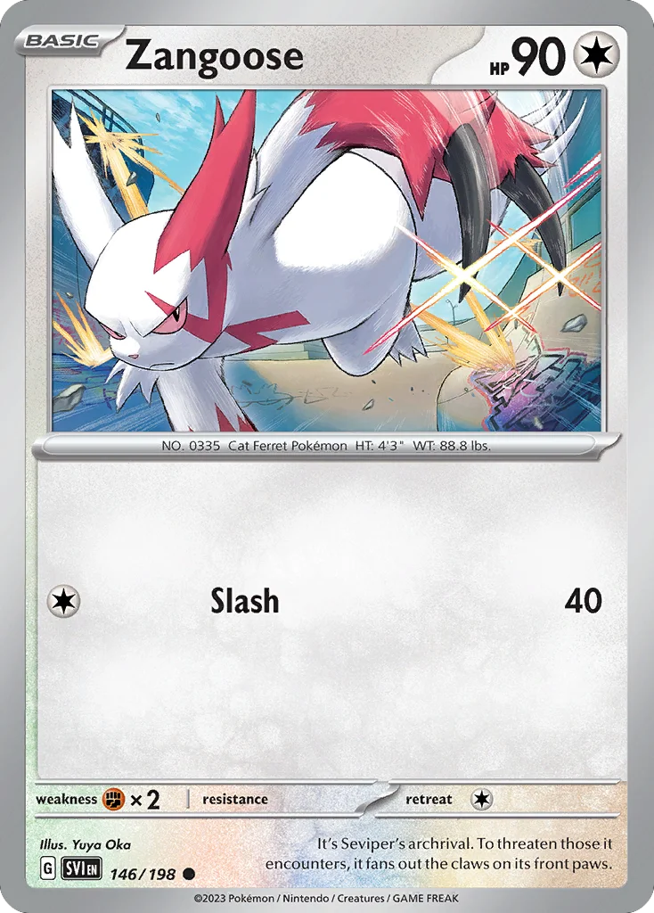 Zangoose 146/198 Common