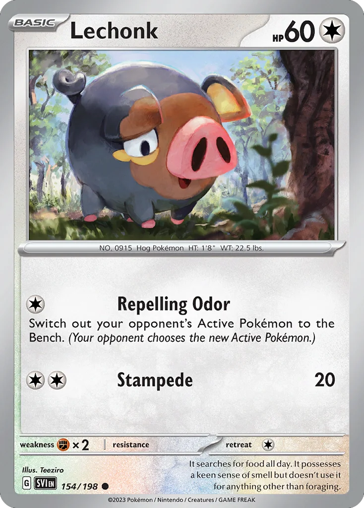 Lechonk 154/198 Common