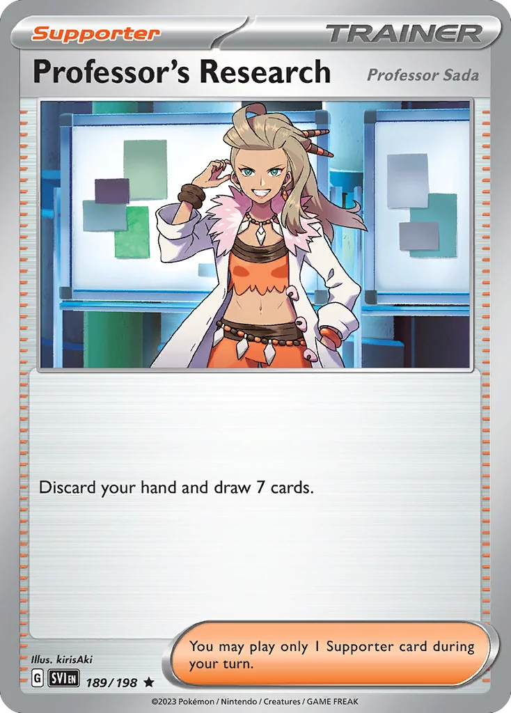 Professor's Research (Professor Sada) 189/198 Rare