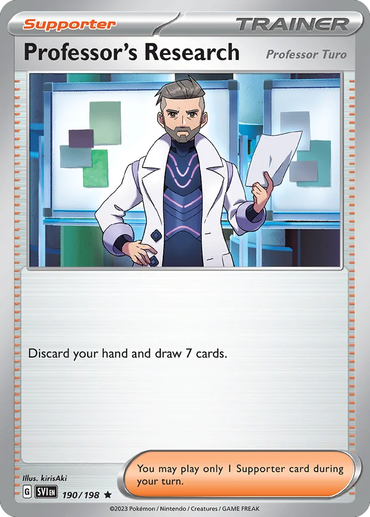 Professor's Research (Professor Turo) 190/198 Rare
