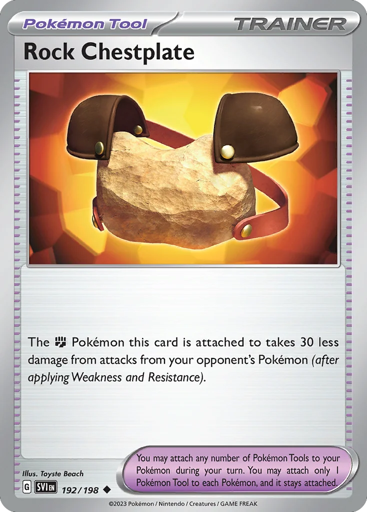 Rock Chestplate 192/198 Uncommon