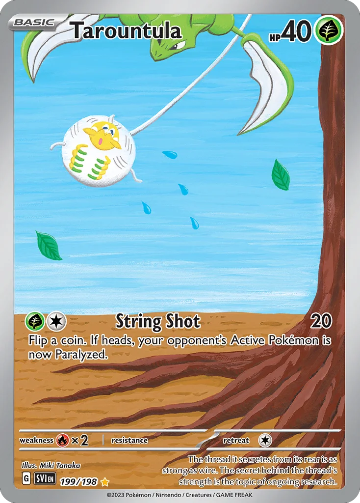 sv1-199 Tarountula 199/198 Illustration rare