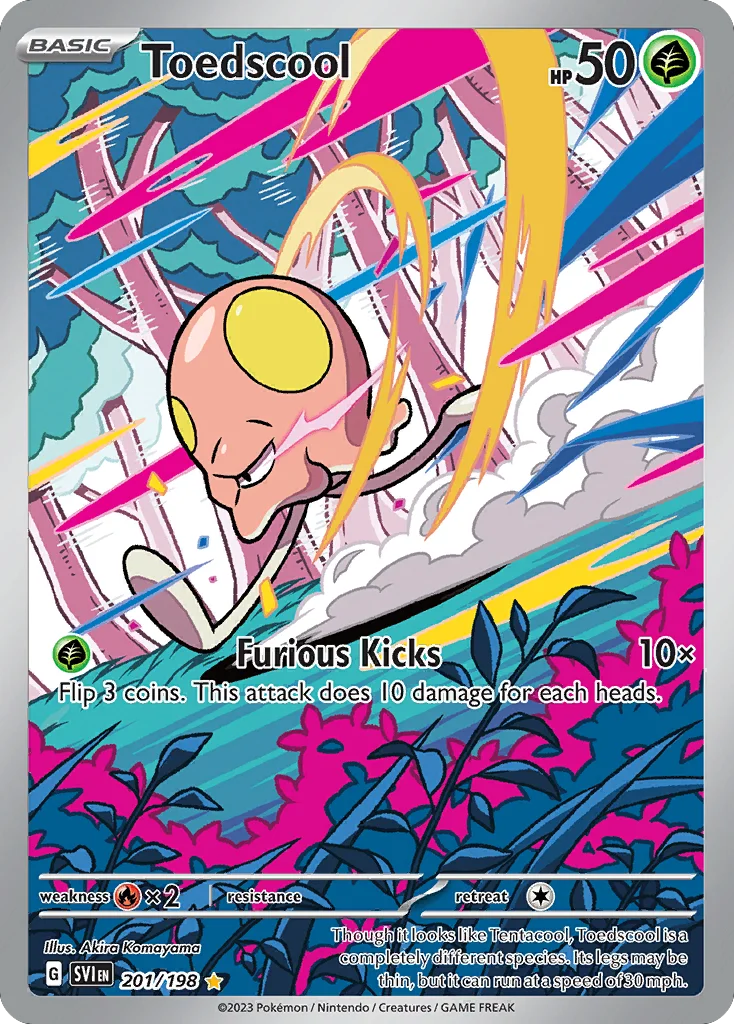 sv1-201 Toedscool 201/198 Illustration rare