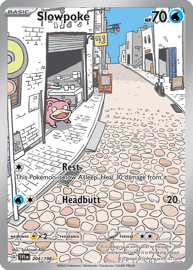 sv1-204 Slowpoke 204/198 Illustration rare