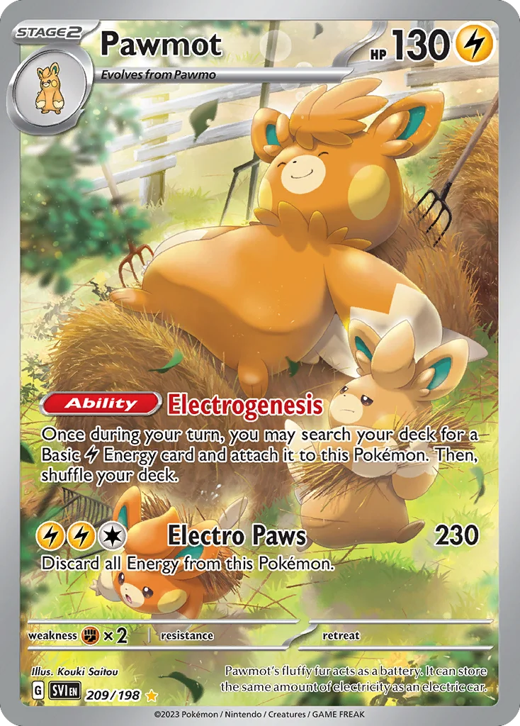 sv1-209 Pawmot 209/198 Illustration rare