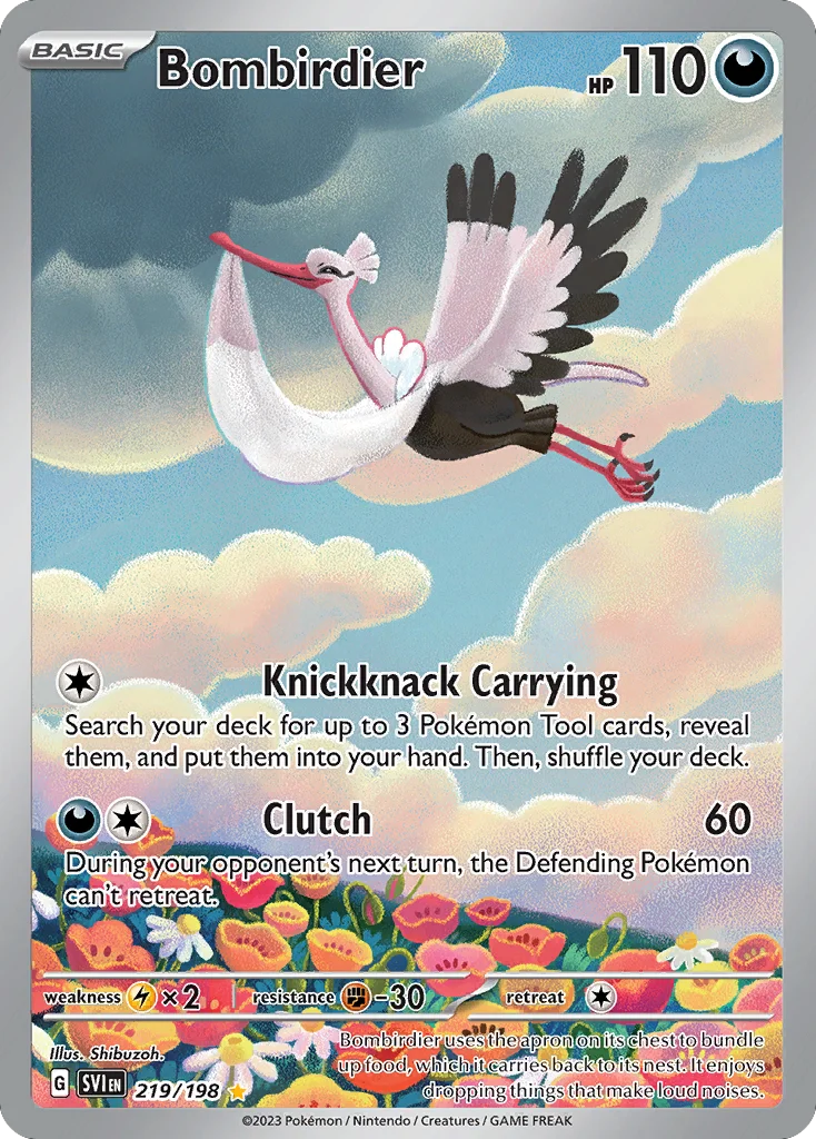 Bombirdier 219/198 Illustration rare