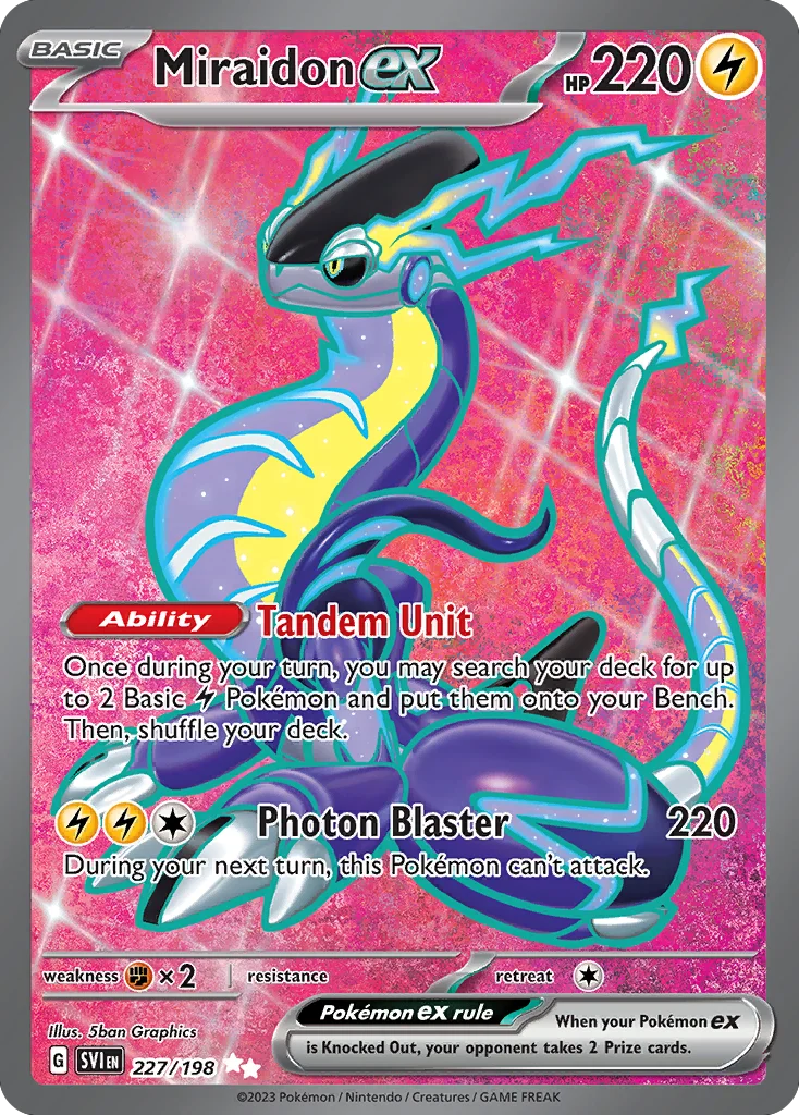 Miraidon ex 227/198 Ultra rare